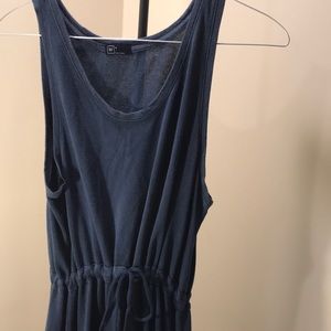 Blue tank top dress